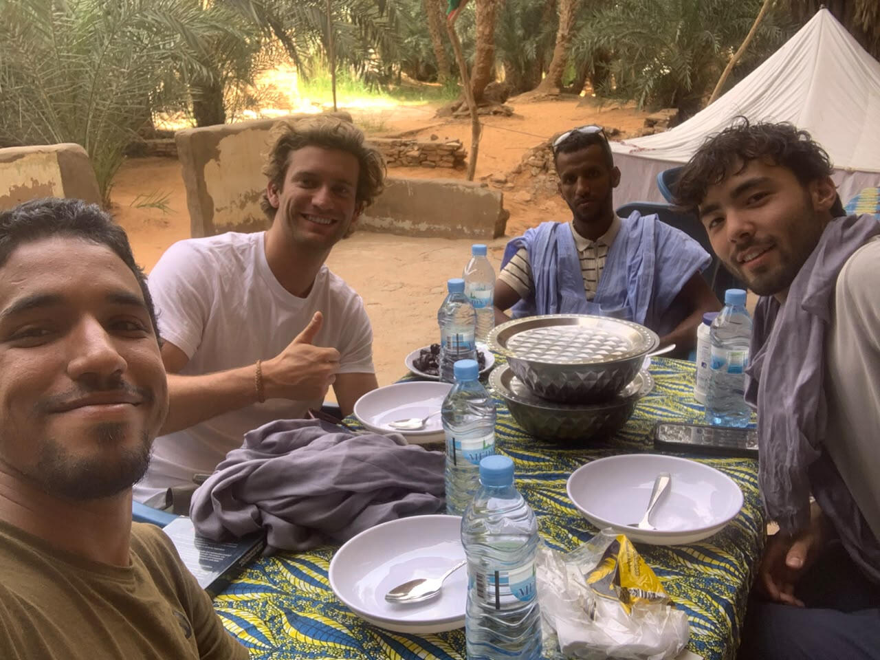 having lunch in terjit oasis